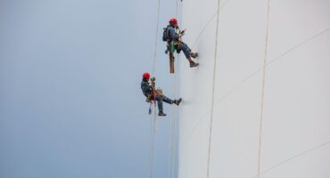 Lavori su fune a Sassari